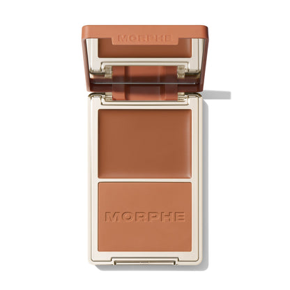 MORPHE CHEEK THRILLS MULTI FINISH FACE  DUO BRONZER (TULUM TRIP)