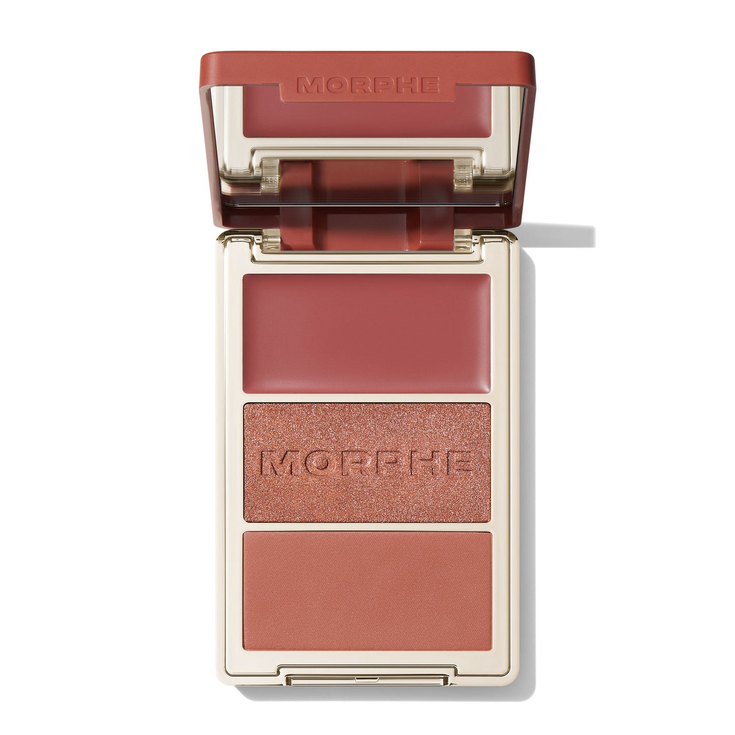 MORPHE CHEEK THRILLS MULTI FINISH FACE TRIO  BRONZER (PRIVATE ISLAND)