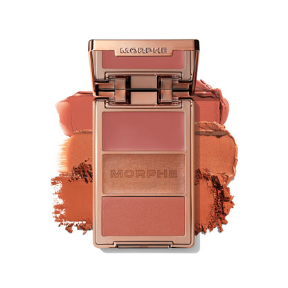 MORPHE CHEEK THRILLS MULTI FINISH FACE TRIO  BRONZER (YACHT DAY)