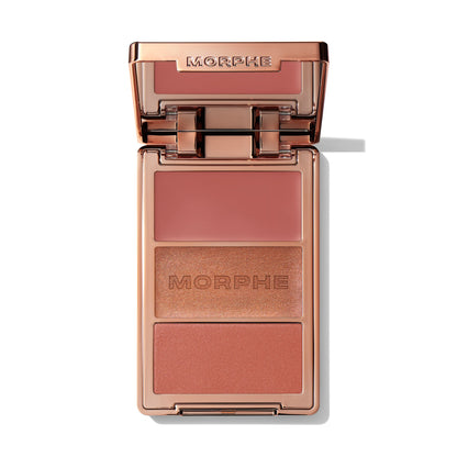 MORPHE CHEEK THRILLS MULTI FINISH FACE TRIO  BRONZER (YACHT DAY)