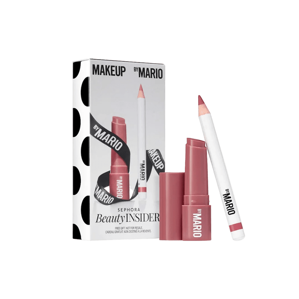 MAKEUP BY MARIO BEAUTY INSIDER KIT MINI LIPSTICK MINI LIP LINER
