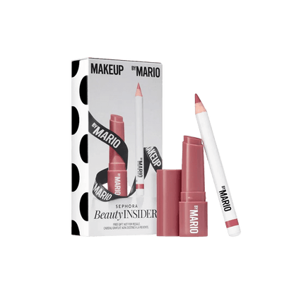 MAKEUP BY MARIO BEAUTY INSIDER KIT MINI LIPSTICK MINI LIP LINER