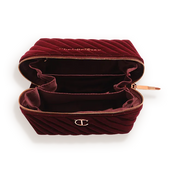 CHARLOTTE TILBURY BURGENDY MAKEUP BAG OF DREAMS MEDIUM