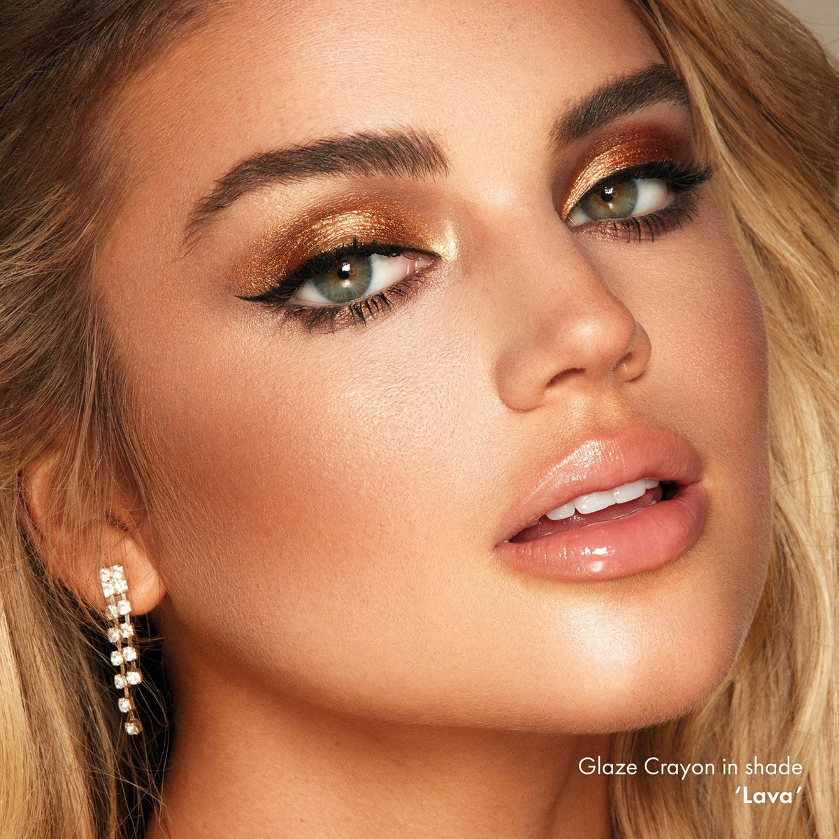 Iconic London  Glaze Dual Ended Eyeshadow Crayon (LAVACOPPER)