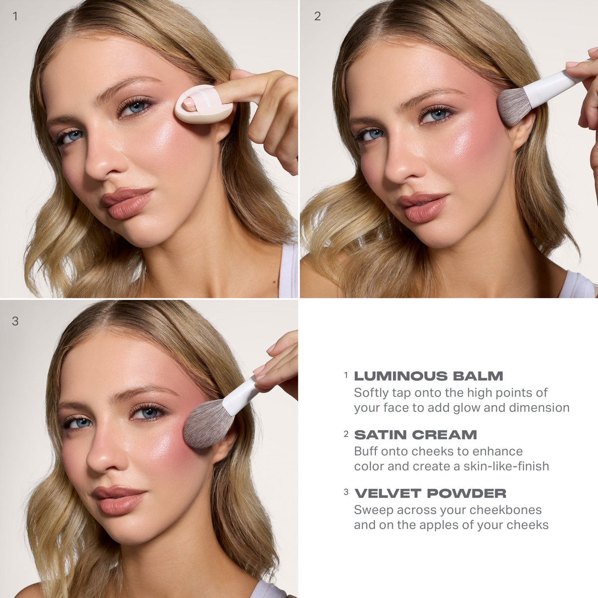MORPHE CHEEK THRILLS MULTI FINISH FACE TRIO (sunset swim)