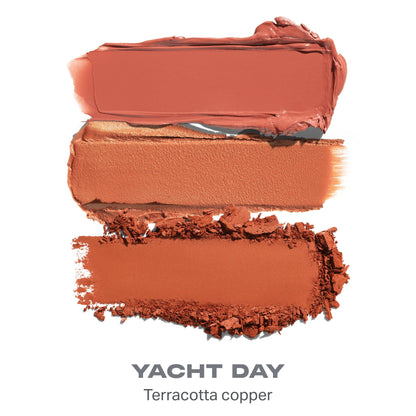 MORPHE CHEEK THRILLS MULTI FINISH FACE TRIO  BRONZER (YACHT DAY)