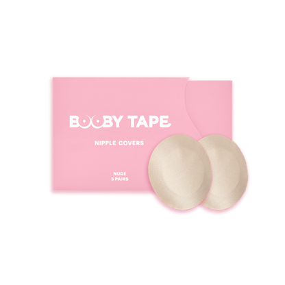 BOOBY TAPE NIPPLE COVERS STICKERS (5 PAIRS)