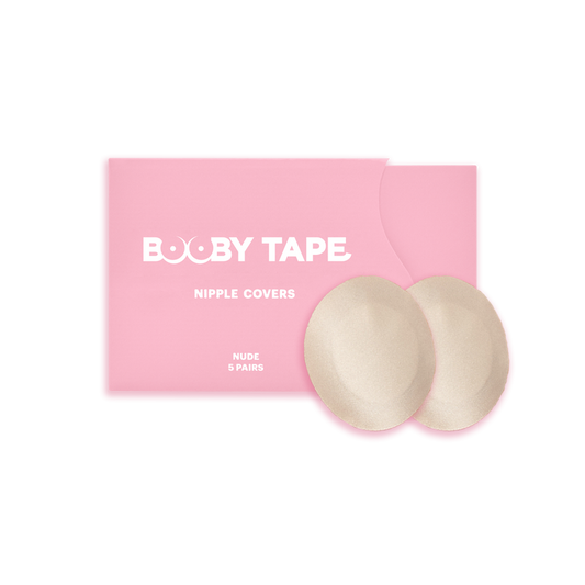 BOOBY TAPE NIPPLE COVERS STICKERS (5 PAIRS)