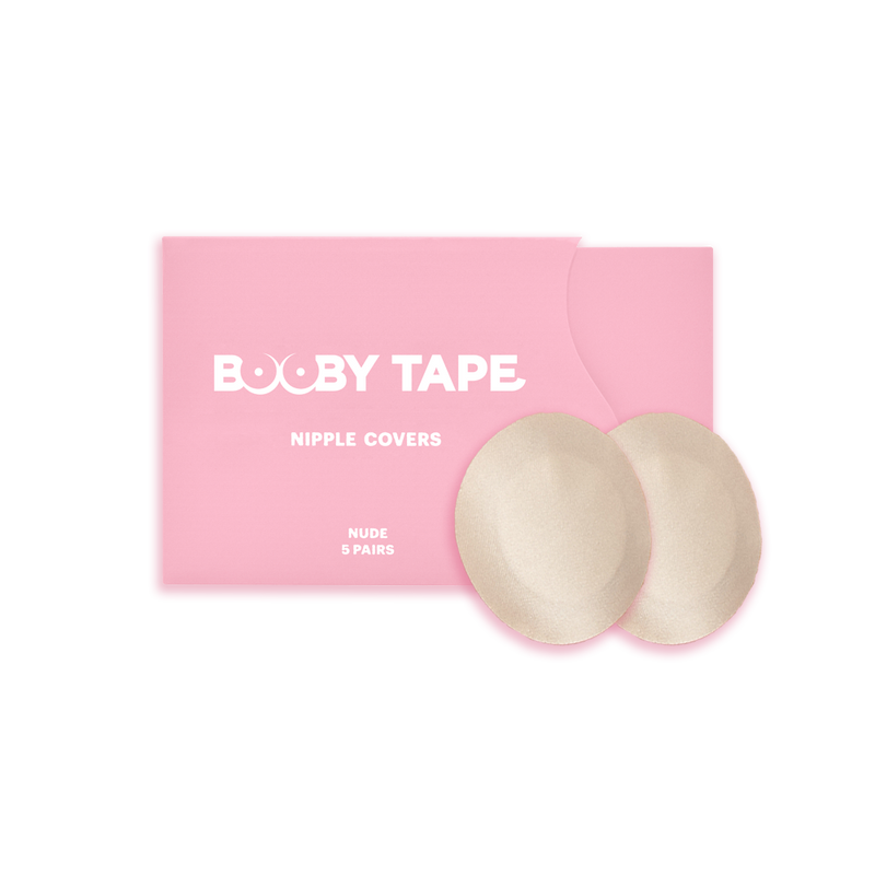 BOOBY TAPE NIPPLE COVERS STICKERS (5 PAIRS)