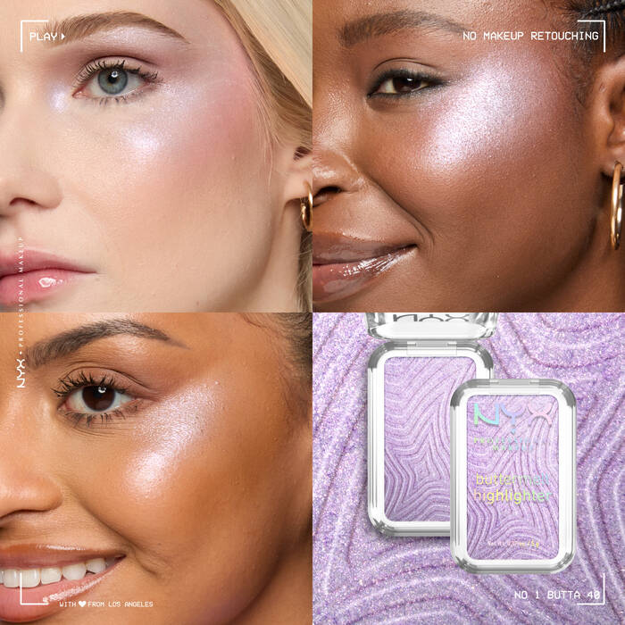 NYX PROFESSIONAL MAKEUP (1- BUTTA HOLOGRAPHIC LAVENDER)