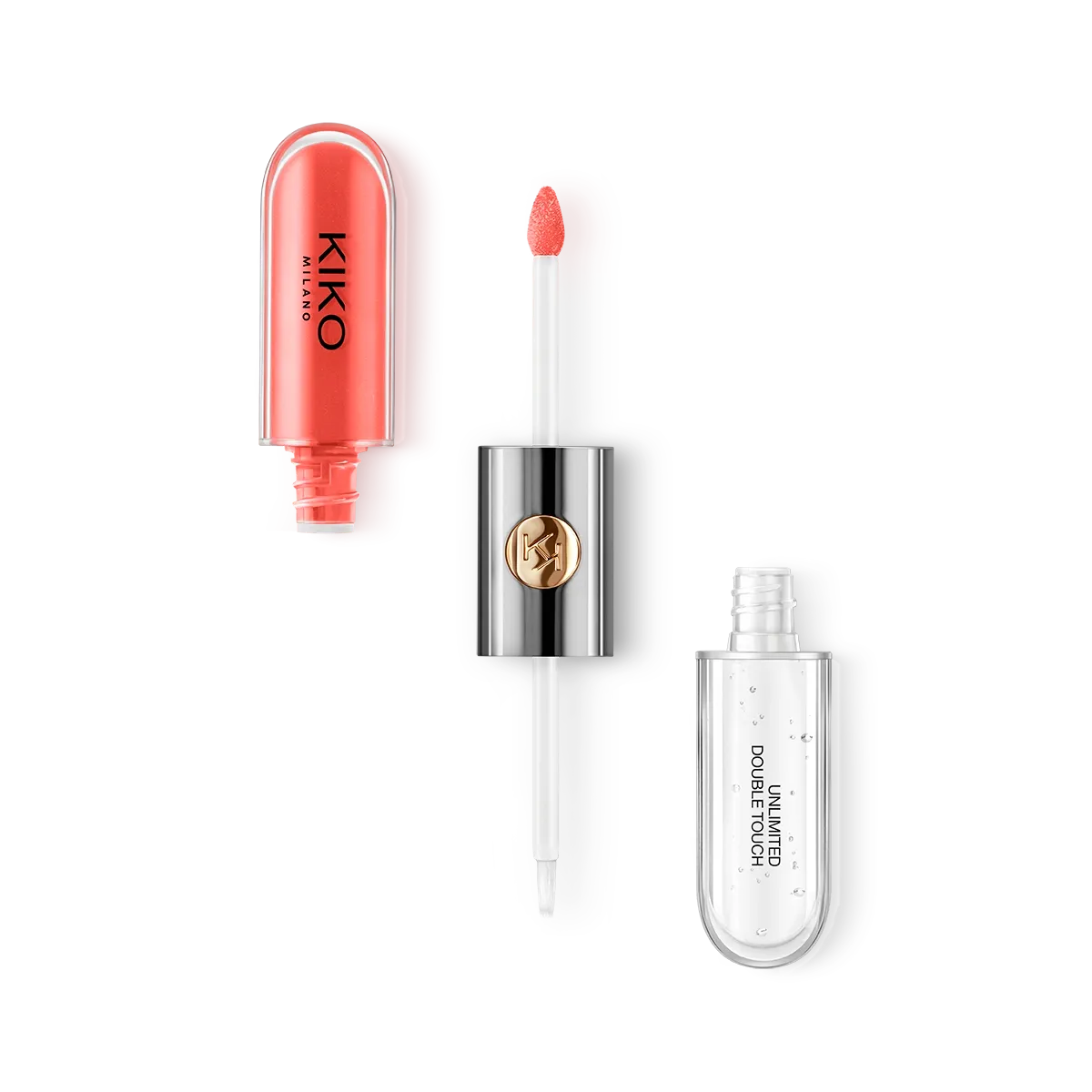 KIKO MILANO UNLIMITED DOUBLE TOUCH LIQUID LIP COLOUR (114 ORANGE RED)