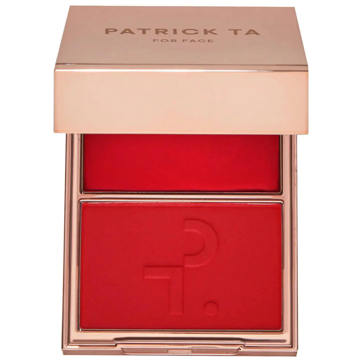 PATRICK TA MAJOR HEADLINES - DOUBLE-TAKE CREME & POWDER BLUSH DUO (she left me on red)