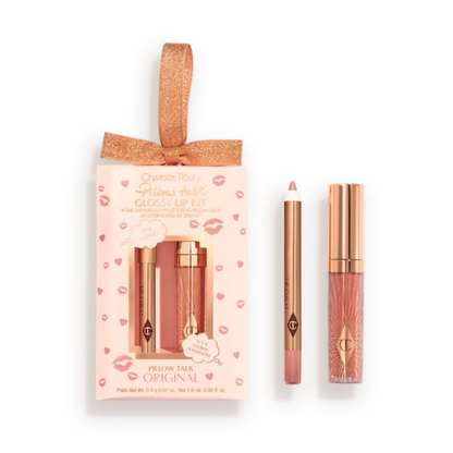 CHARLOTTE TILBURY PILLOW TALK MINI GLOSSY LIPS DUO PILLOW TALK ORIGINAL