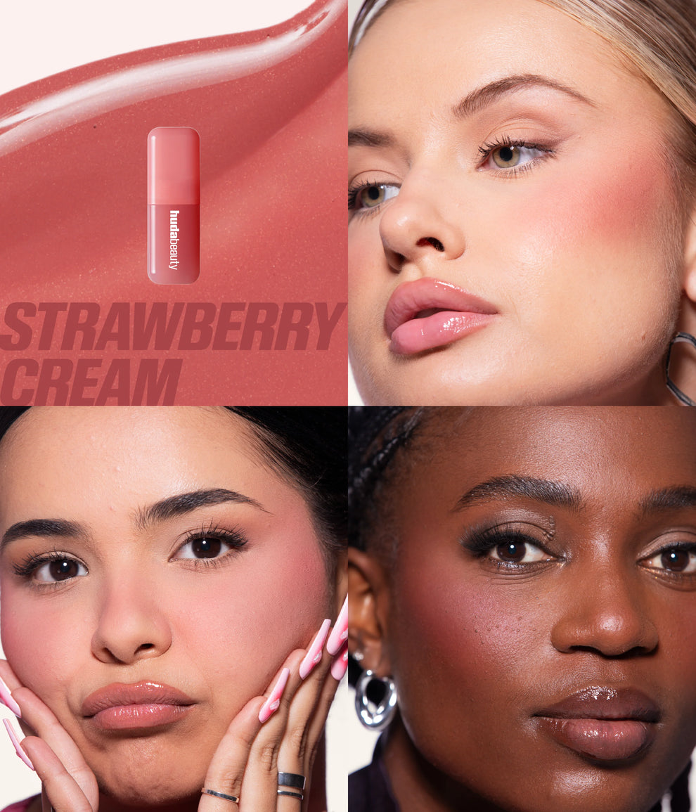 HUDA BEAUTY CHEEK & LIP DUO BERRIES AND CREAM