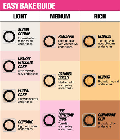 Huda Beauty Easy Bake Loose Baking & Setting Powder (Cherry Blossom )