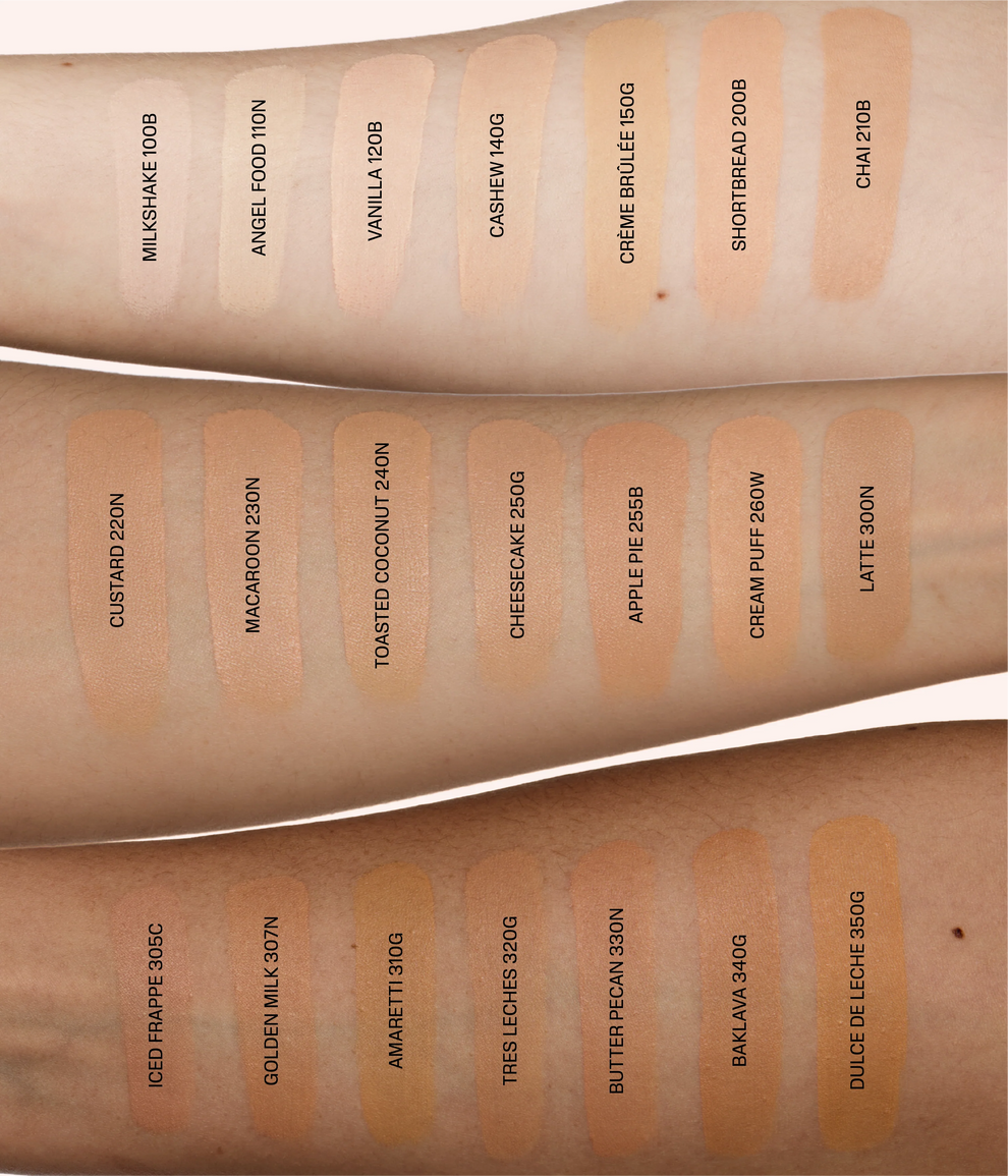 HUDA BEAUTY EASY BLUR NATURAL AIRBRUSH FOUNDATION WITH NIACINAMIDE (100 MILKSHAKE)