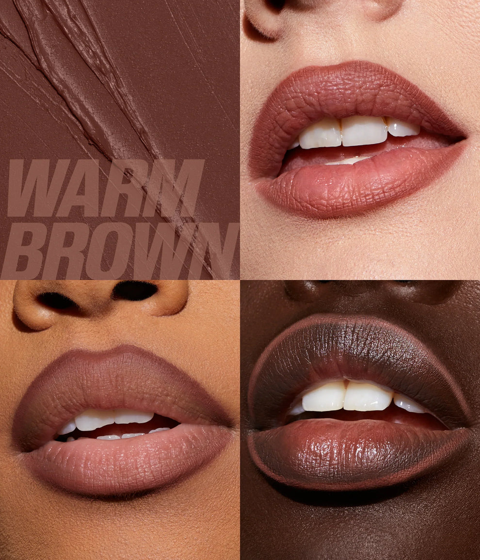 Huda Beauty Lip Liner Lip Contour 2.0 Automatic Matte Lip Pencil (WARM BROWN)