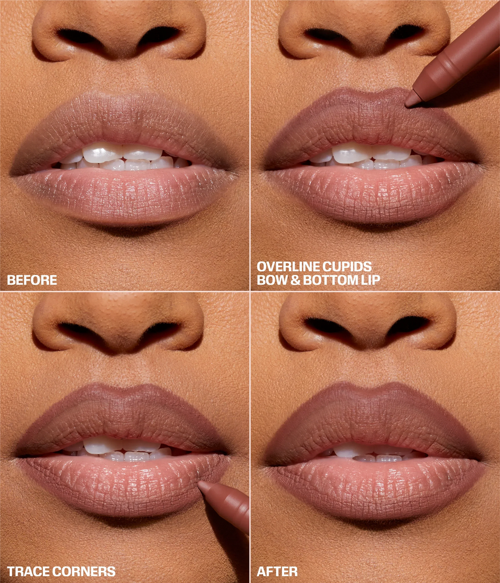 Huda Beauty Lip Liner Lip Contour 2.0 Automatic Matte Lip Pencil (WARM BROWN)