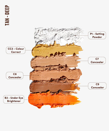By BEAUTY BAY MAKE FACE MULTI USE COMPLEXION PALETTE (TAN-DEEP)