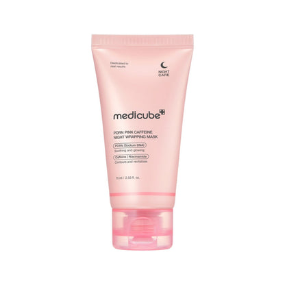 MEDICUBE PDRN PINK CAFFEINE NIGHT WRAPPING MASK