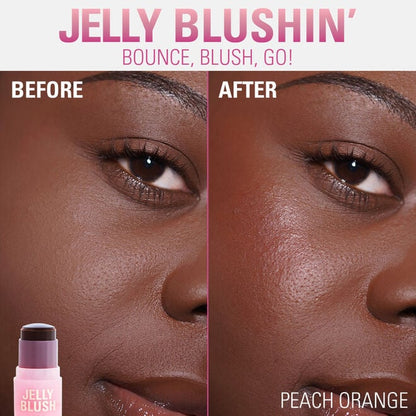 REVOLUTION JELLY BLUSH STICK LIP AND CHEEK STAIN (PEACH)