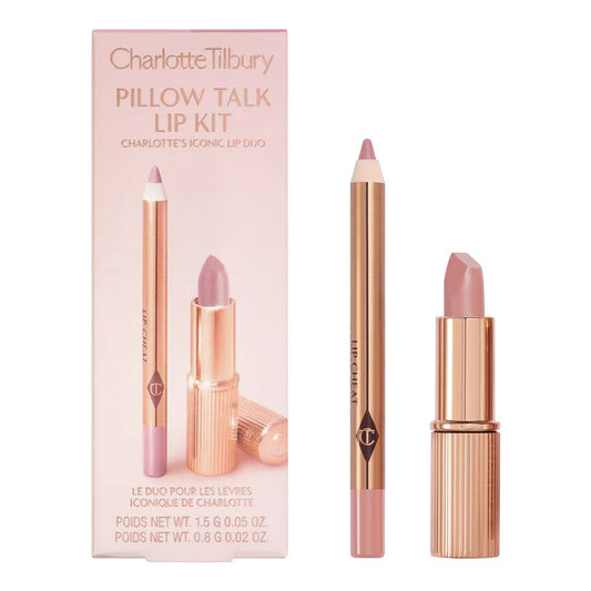 CHARLOTTE TILBURY PILLOW TALK LIP KIT (PILLOW TALK  + KISSING PILLOW TALK)