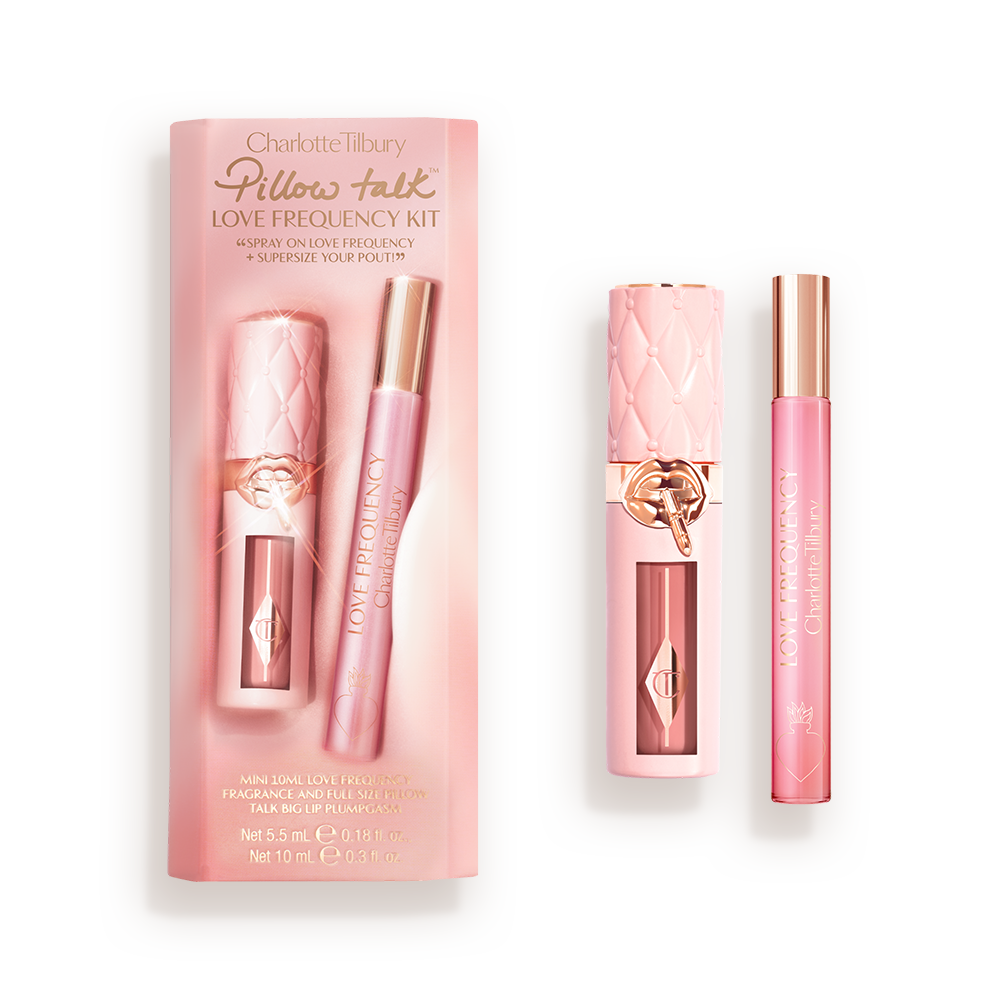 CHARLOTTE TILBURRY PILLOW TALK LOVE FREQUENCY KIT PERFUME & LIP KIT