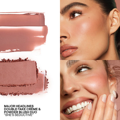 PATRICK TA MAJOR HEADLINES - DOUBLE-TAKE CREME & POWDER BLUSH DUO(shes seductive)