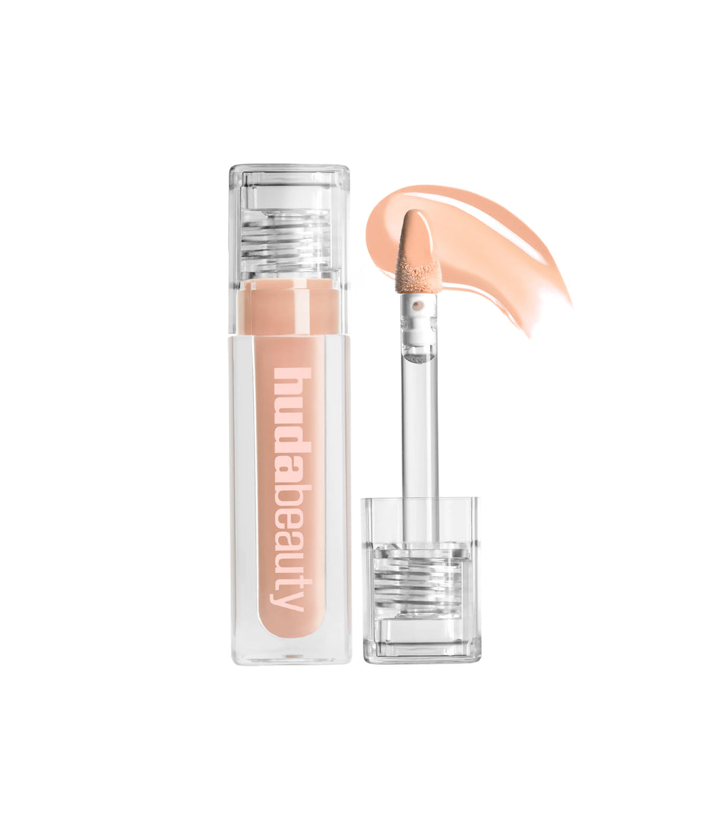 Huda Beauty Faux Filler Extra Shine Lip Gloss (lightclear)