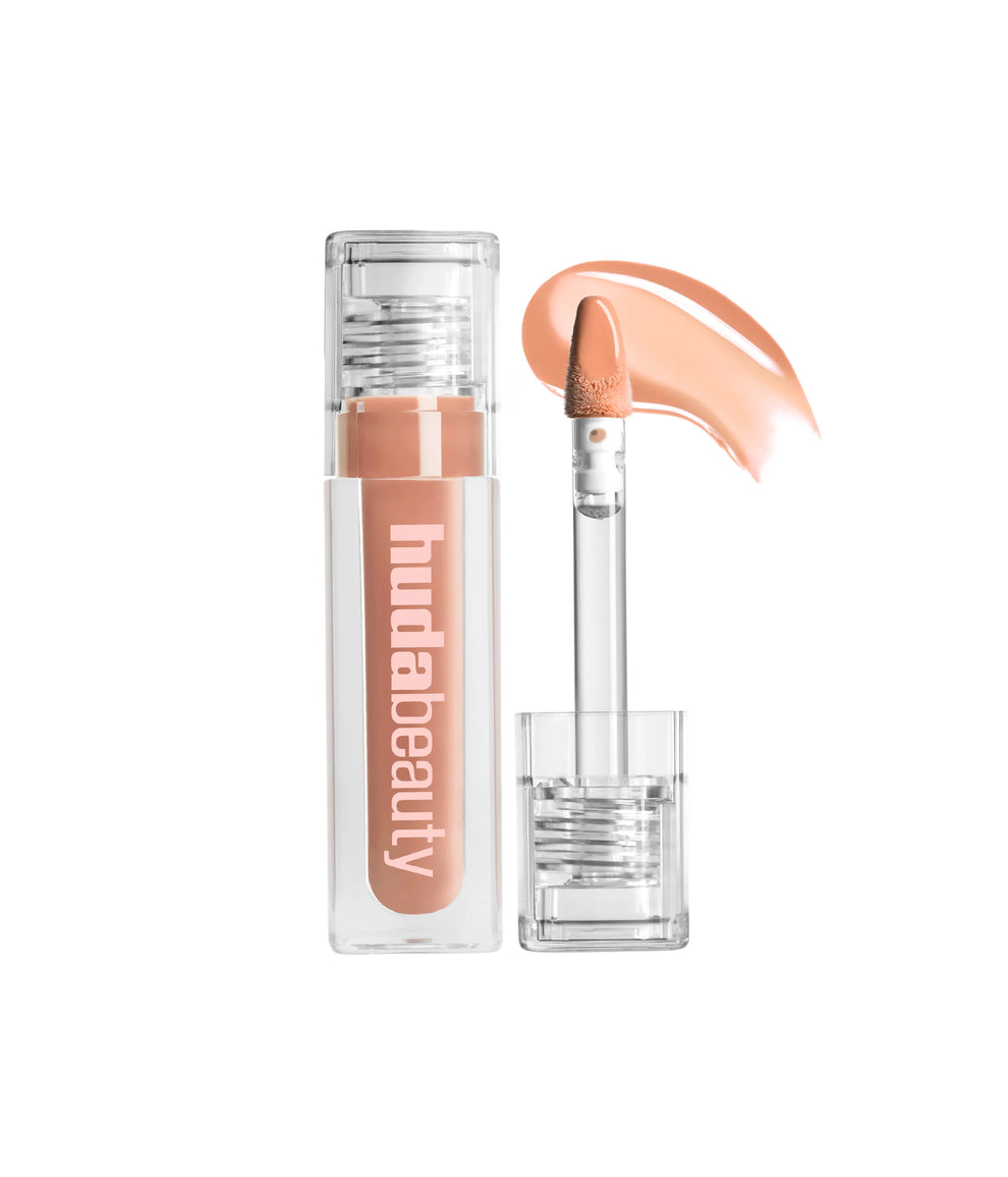 Huda Beauty Faux Filler Extra Shine Lip Gloss (midclear)