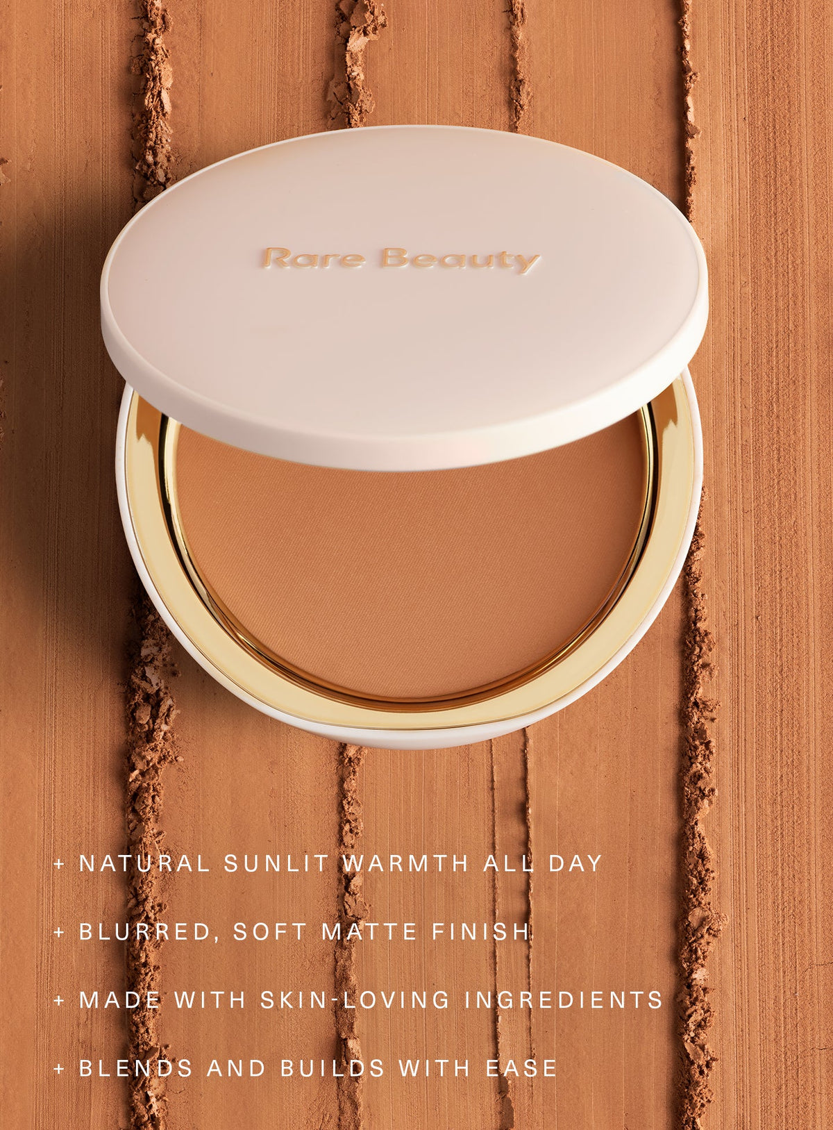 RARE BEUATY WARM WISHES SOFT MATTE POWDER BRONZER (SUN BLAZE)
