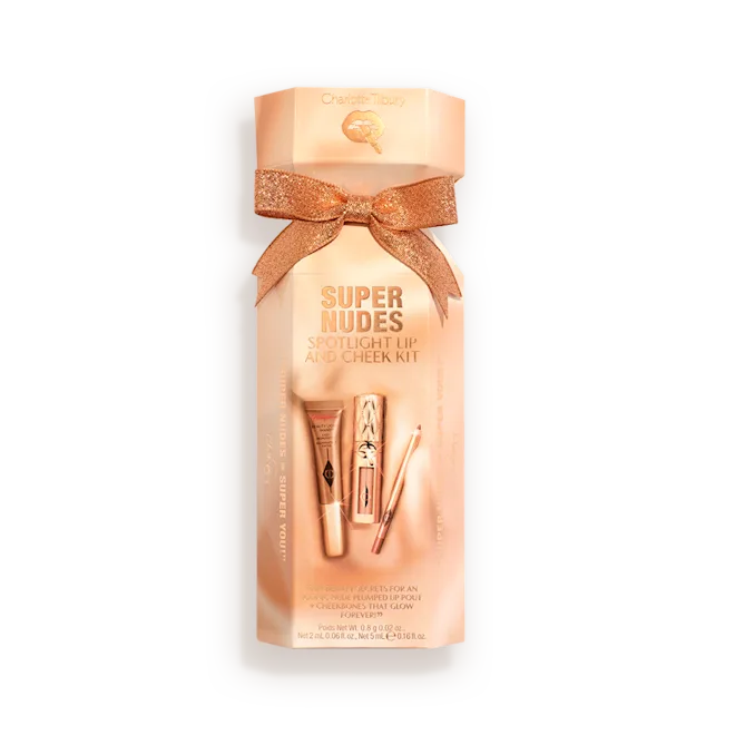 CHARLOTTE TILBURY SUPER NUDES SPOTLIGHT LIP AND CHEEK KIT LIP & CHEEK KIT