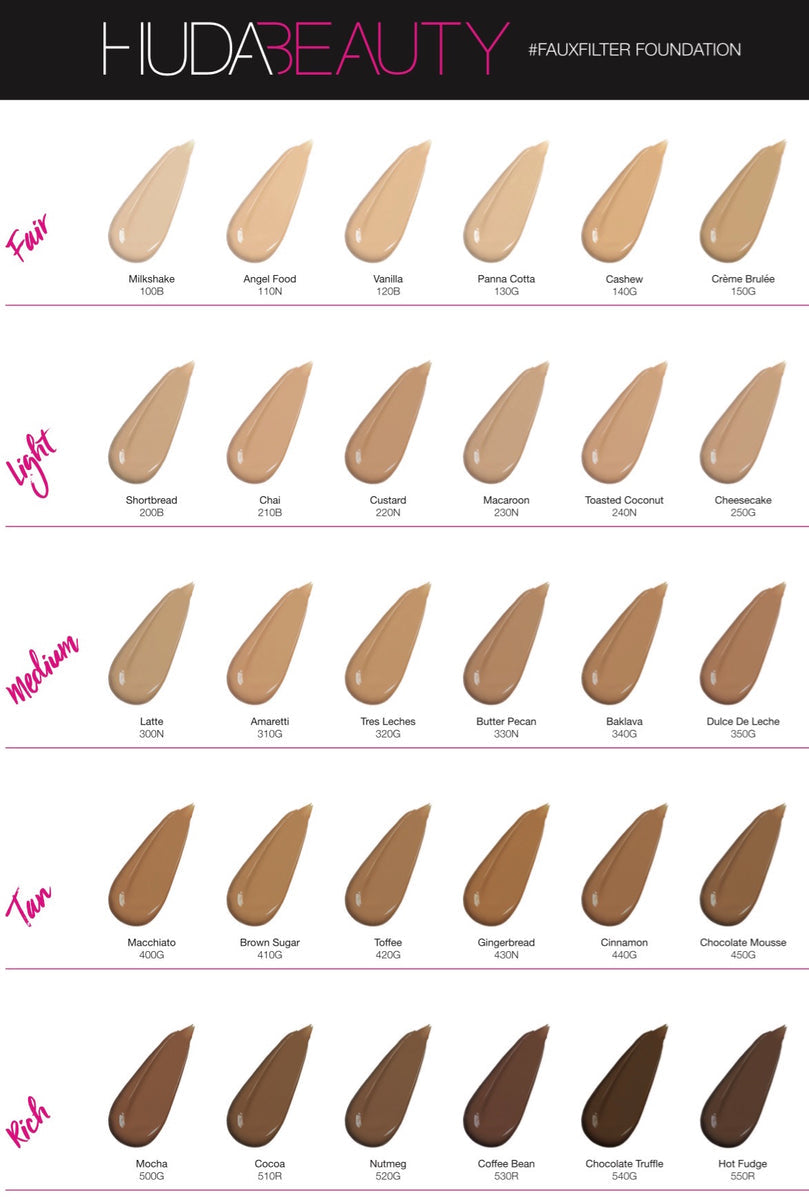 HUDA BEAUTY #FAUXFILTER LUMINOUS MATTE FOUNDATION (200 B SHORTBREAD)
