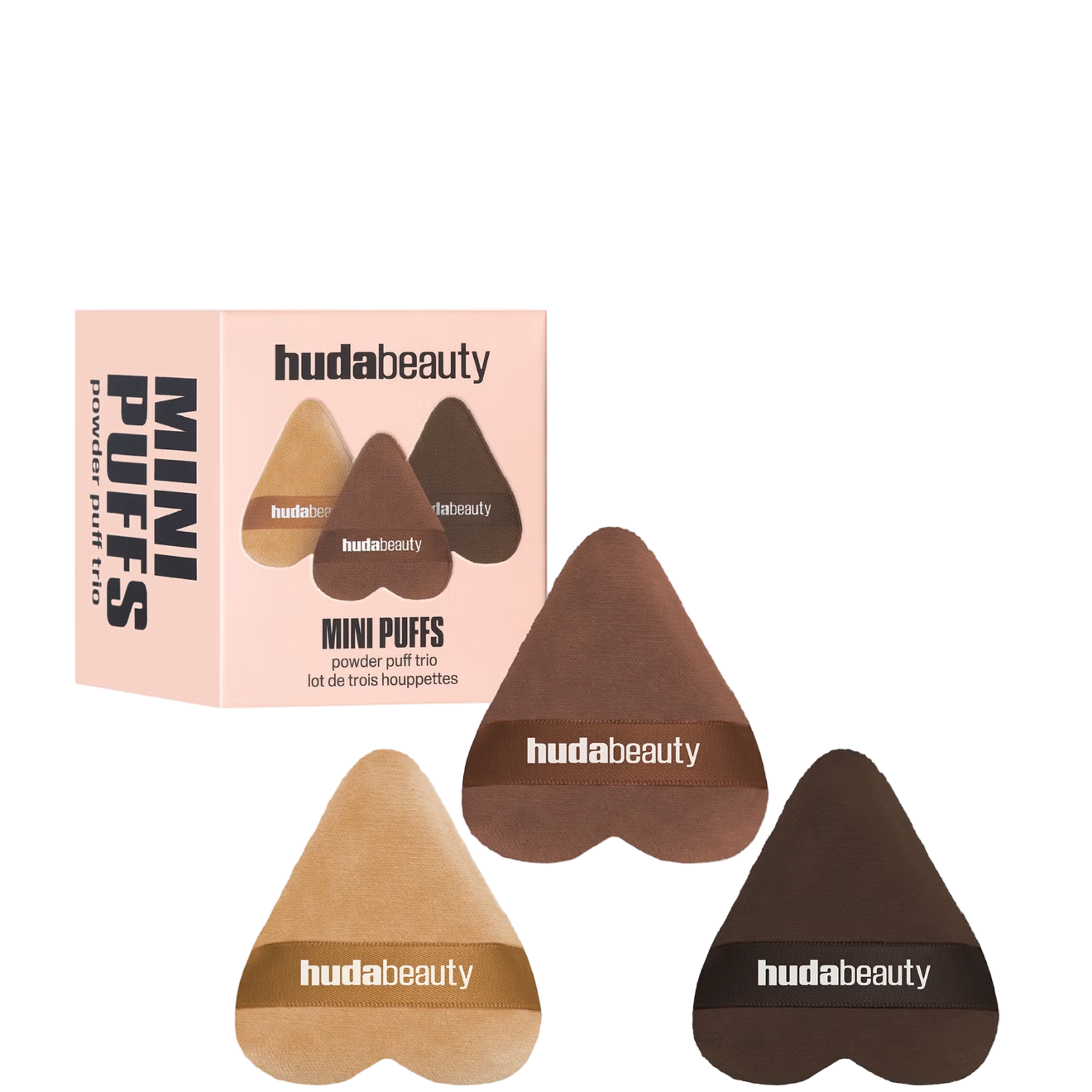 HUDA BEAUTY MINI TRIO PUFF POWDER