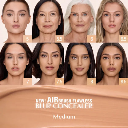 CHARLOTTE TILBURY AIRBRUSH FLAWLESS BLUR LONG PROOF  CONCEALER (8.5 medium-tan) (Copy)