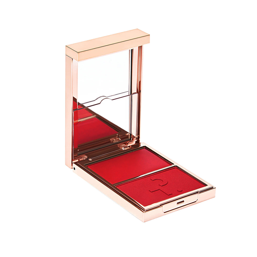 PATRICK TA MAJOR HEADLINES - DOUBLE-TAKE CREME & POWDER BLUSH DUO(she left me on red)