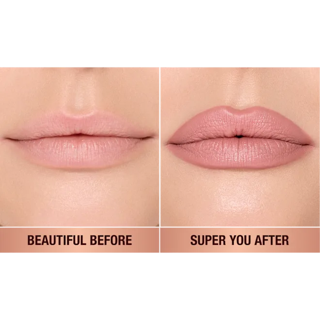 Charlotte Tilbury  Super Nudes Lip Cheat Contour Duo Lip Liner (fair) without box
