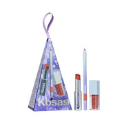 KOSSAS UNBUTTONED LIP TRIO WET STICK, HOTLINER + WET LIP OIL GLOSS