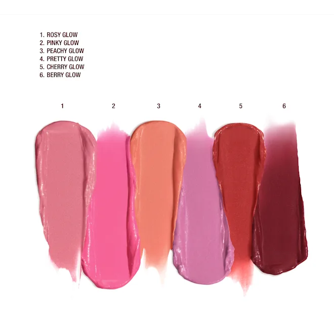 CHARLOTTE TILBURY  UNREAL LIP + CHEEK GLOW BLUSH STICK WITH HYALURONIC ACID (PINK GLOW)