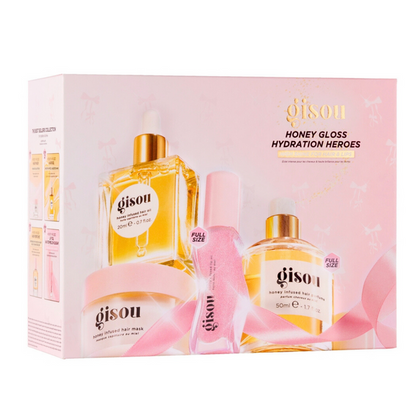 Gisou Honey Gloss Hydration Heroes Hair Value Set