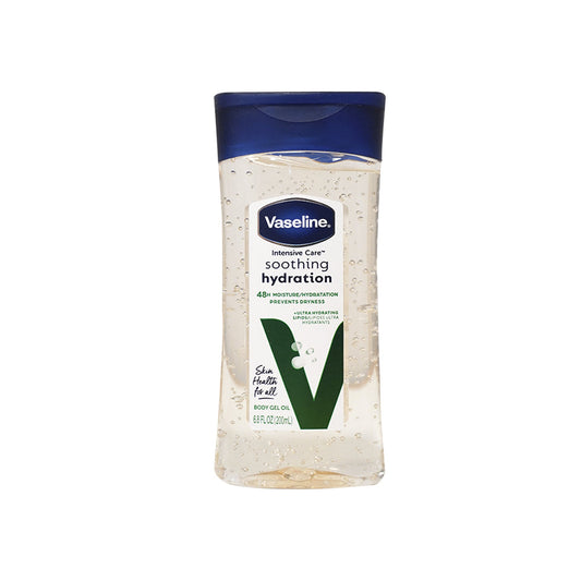 VASELINE INTENSIVE CARE BODY GEL OIL  SOOTHING HYDRATION 48 H MOISTURE PREVENT DRYNESS