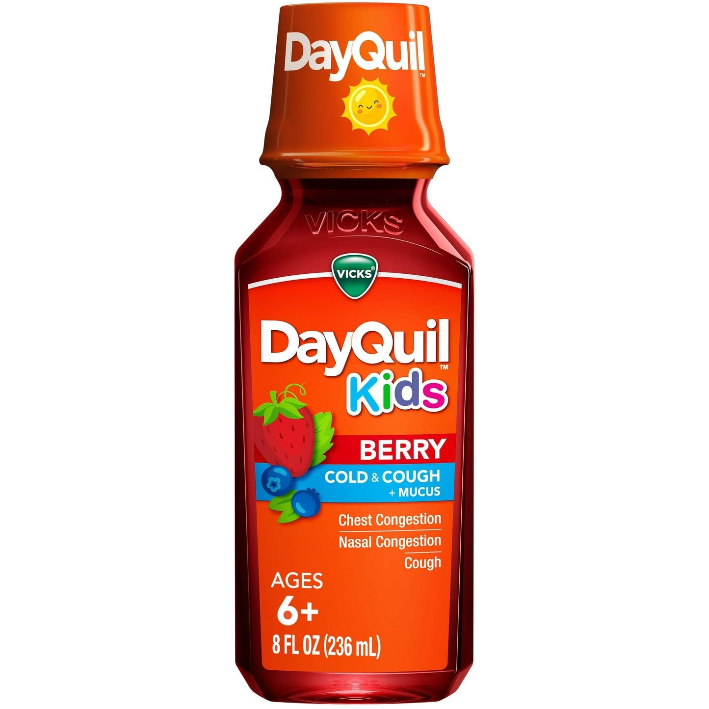 Vicks Dayquil Kids Berry Cold & Cough + Mucus Multi-Symptom Relief