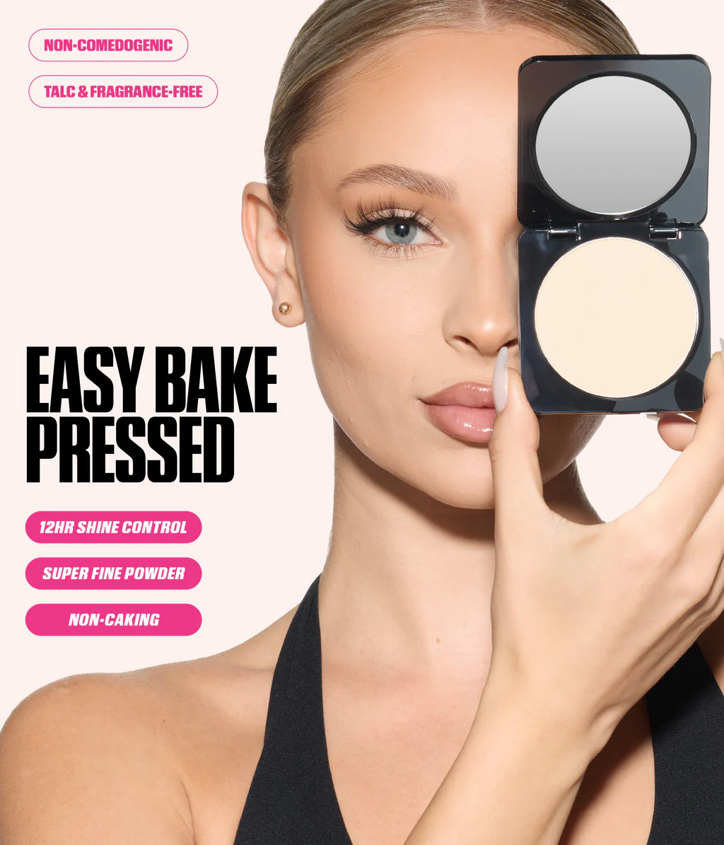 HUDA BEAUTY EASY BAKE PRESSED POWDER (peach cupcake)