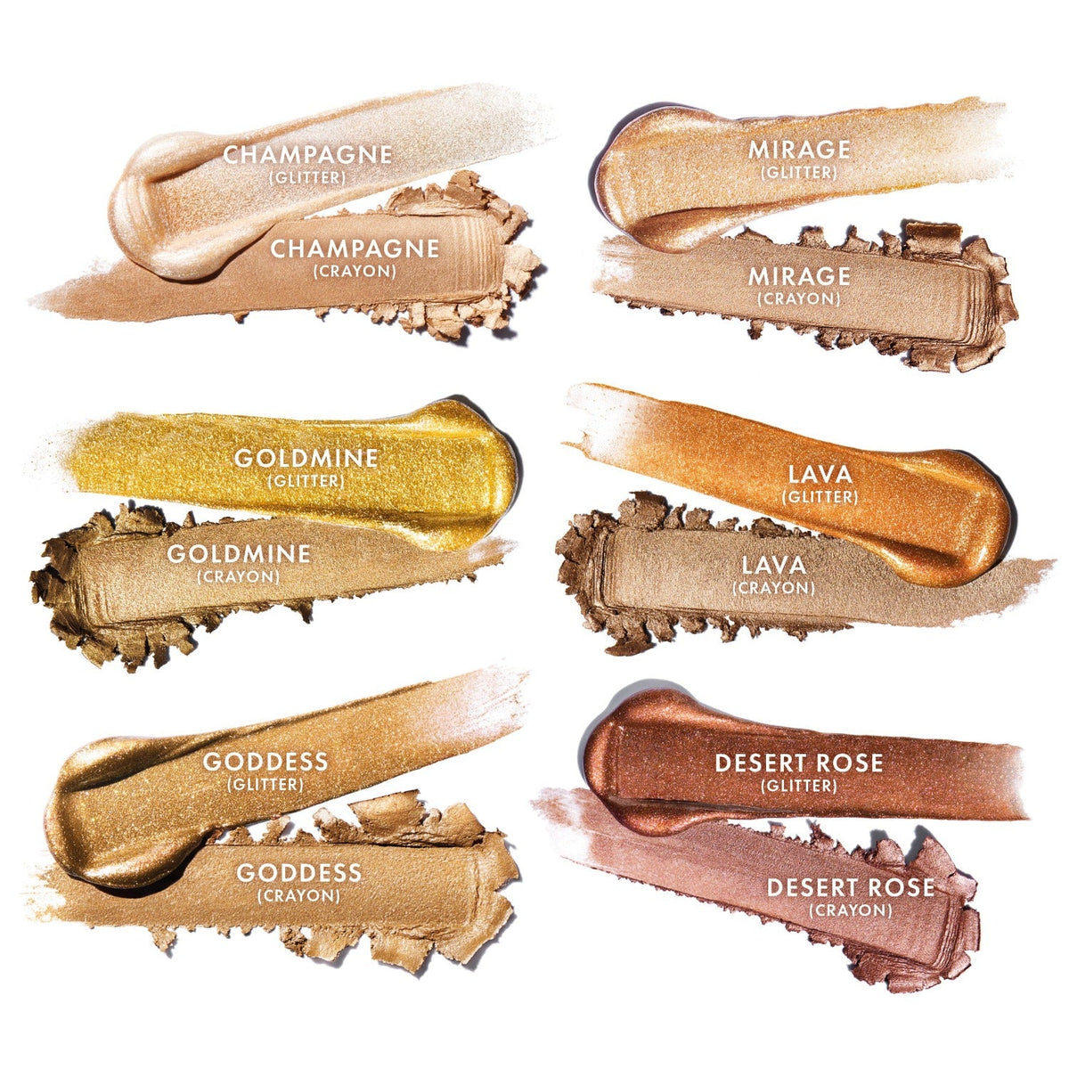 Iconic London  Glaze Dual Ended Eyeshadow Crayon (LAVACOPPER)