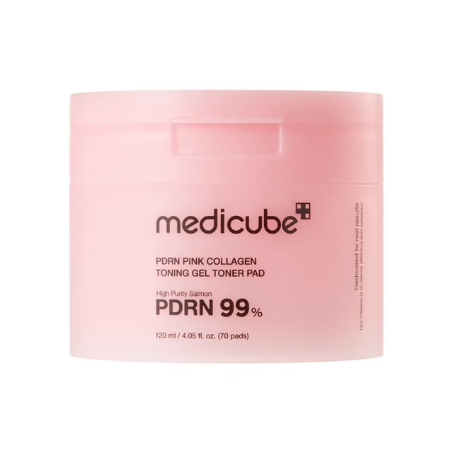 MEDICUBE  PDRN PINK COLLAGEN TONNING GEL TONER PADS