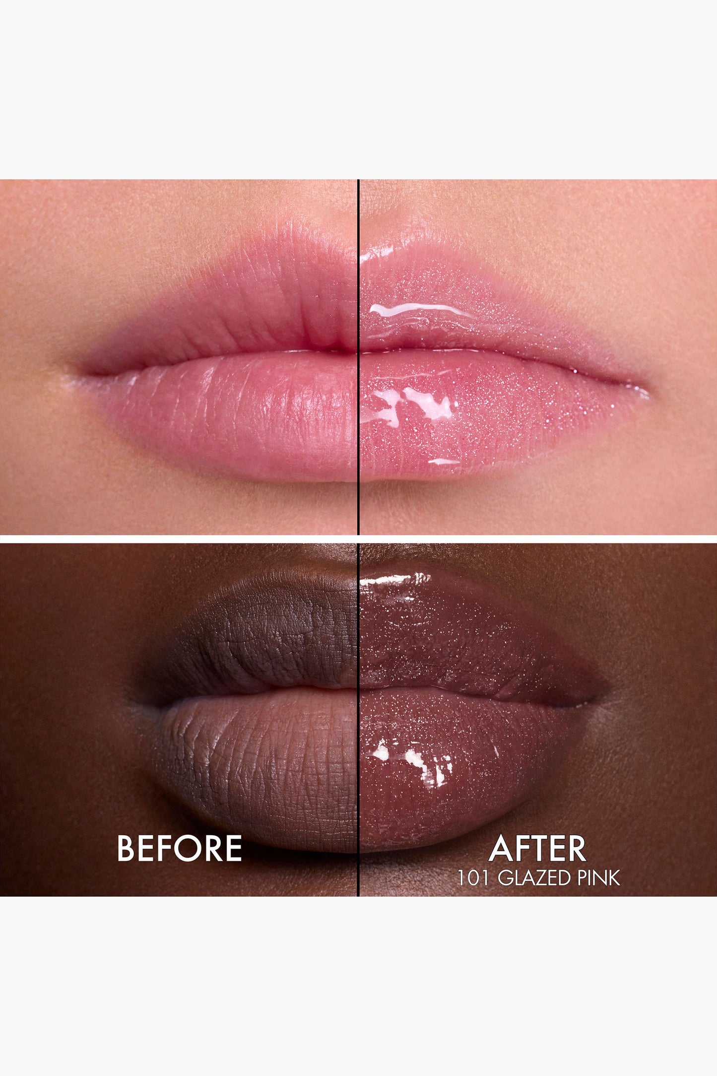 CHRISTIAN DIOR ADDICT LIP GLOW BUTTER (101-GLAZED PINK)