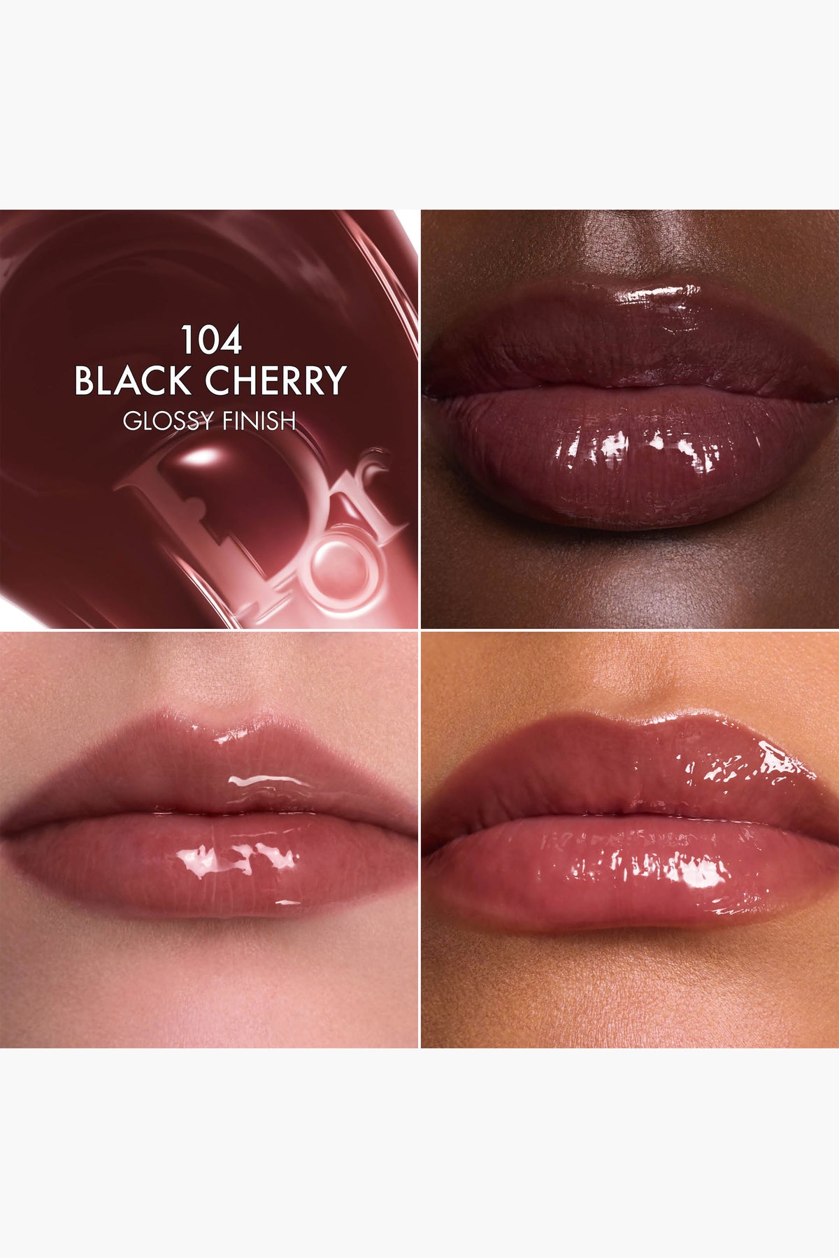 CHRISTIAN DIOR ADDICT LIP GLOW BUTTER (104-BLACK CHERRY)