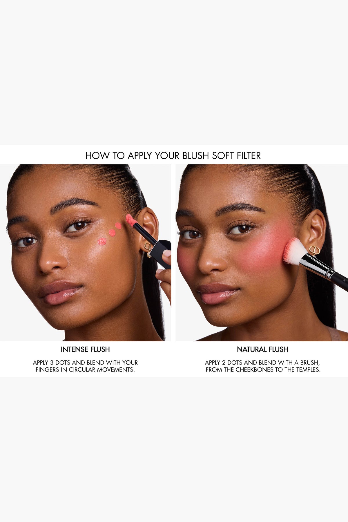 CHRISTIAN DIOR ROSY GLOW FOR EVER BLUSH SOFT FILTER (06-HIBISCUS)