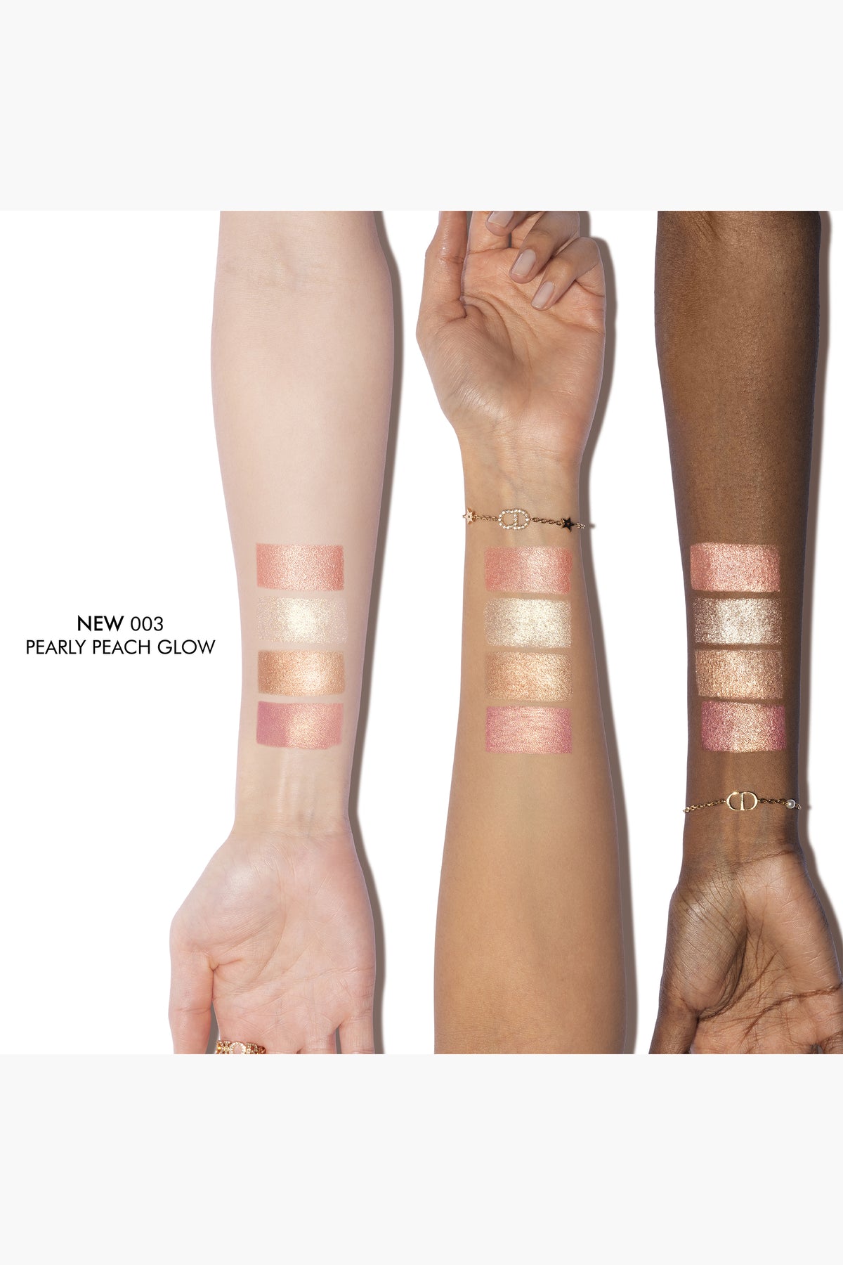 Christian Dior Backstage Glow Face Palette (003 pearly  peach glow)