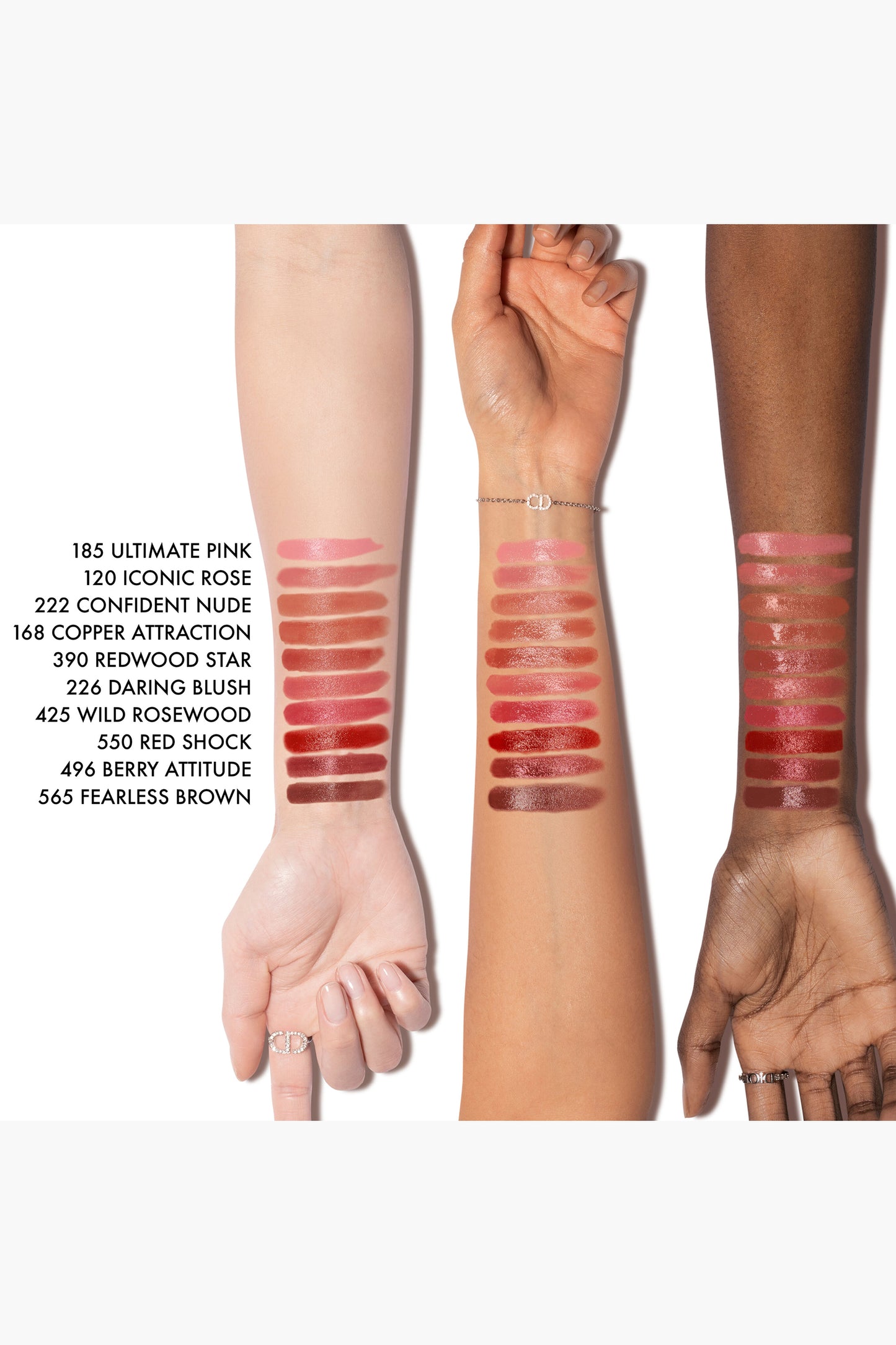 CHRISTIAN DIOR ROUGE DIOR ON STAGE LIPSTICK (390 REDWOOD STAR SHINE)